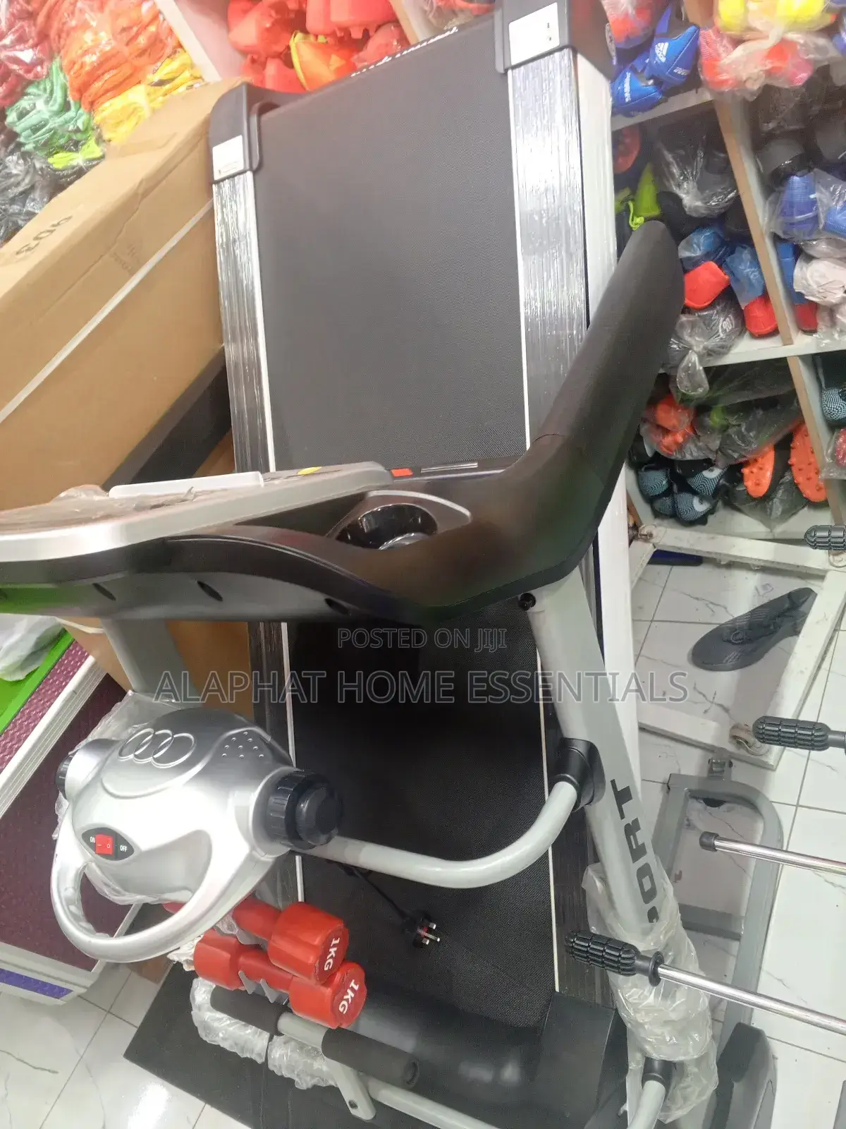 Treadmill With an Incline