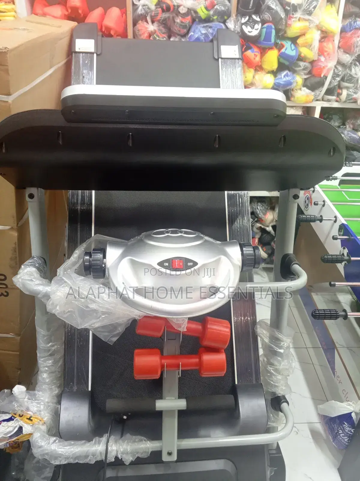 Treadmill With an Incline