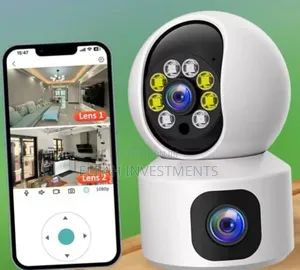 4g Sim Card Smart Dual Lens Smart CCTV Camera