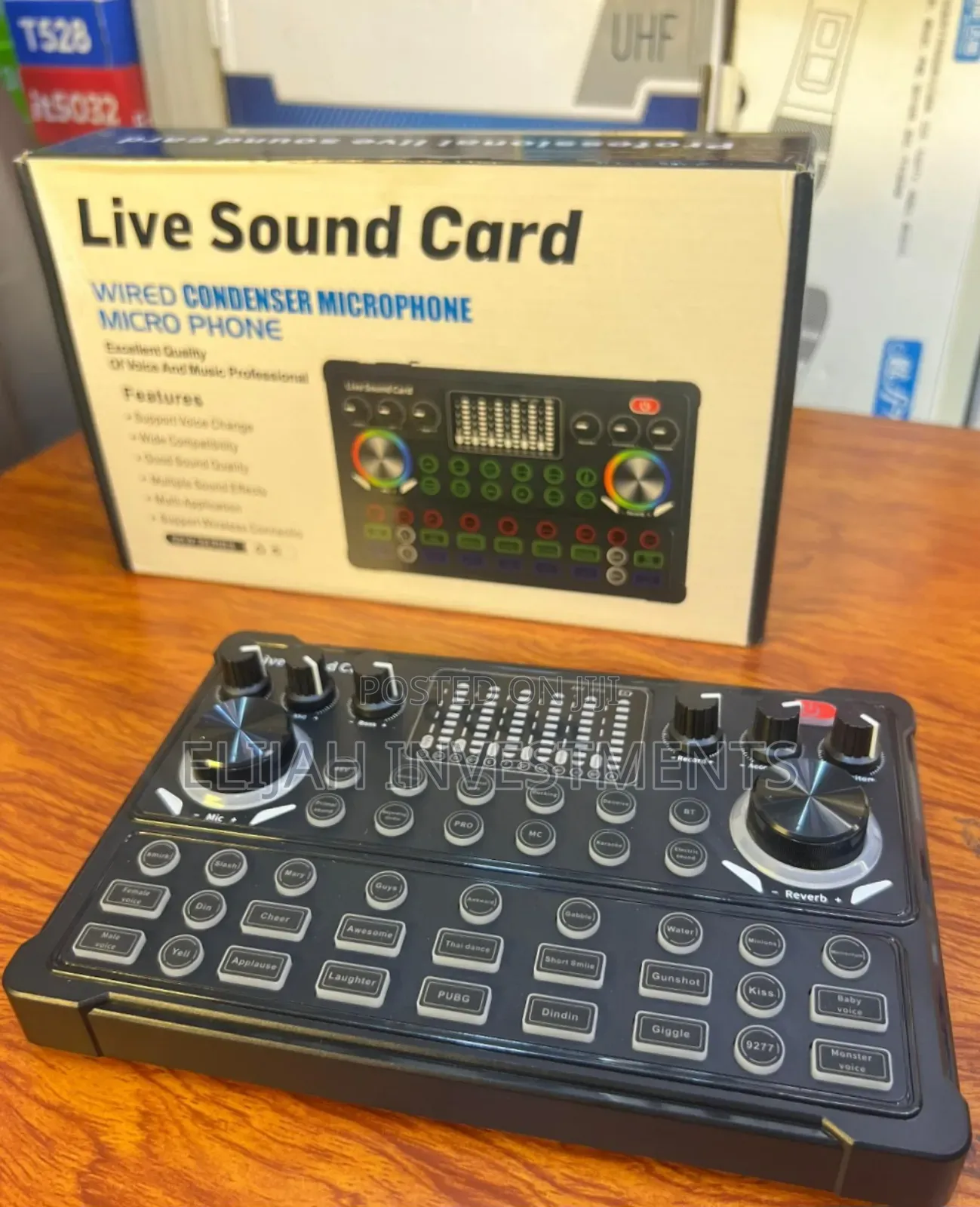 Professional Live Streaming Sound Card