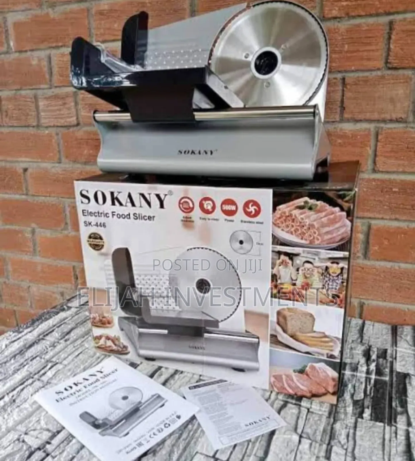 Sokany Electric Vegetable Food Slicer Machine