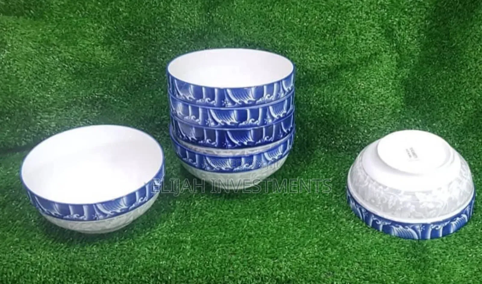 6pcs Set of Ceramic Soup Salad Bowls