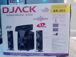 Djack Premium 3.1 Bass Bluetooth Home Theatre System Dj-403