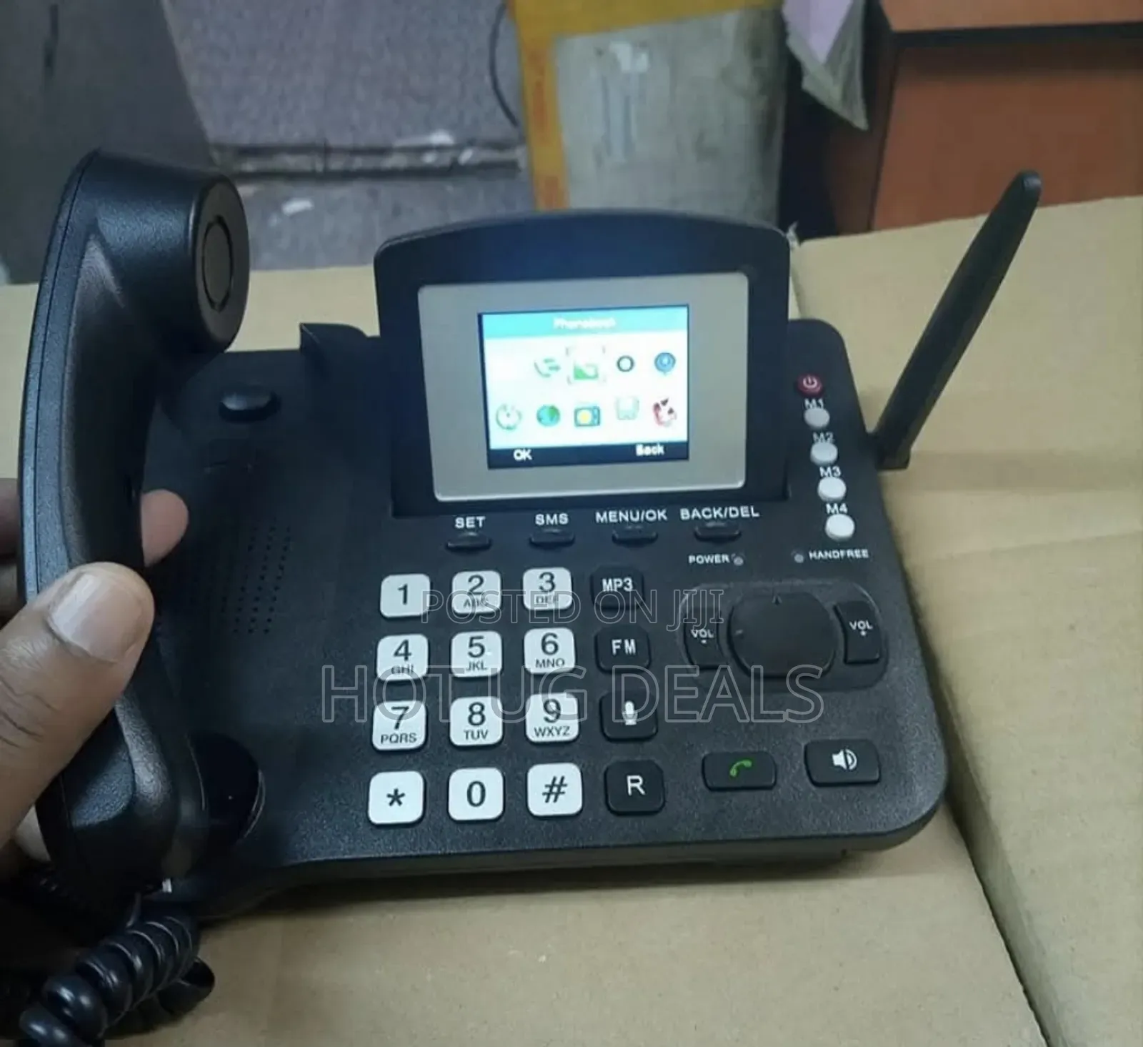 Sq Ls-980 Dual Sim Gsm Wireless Landline Desktop Phone
