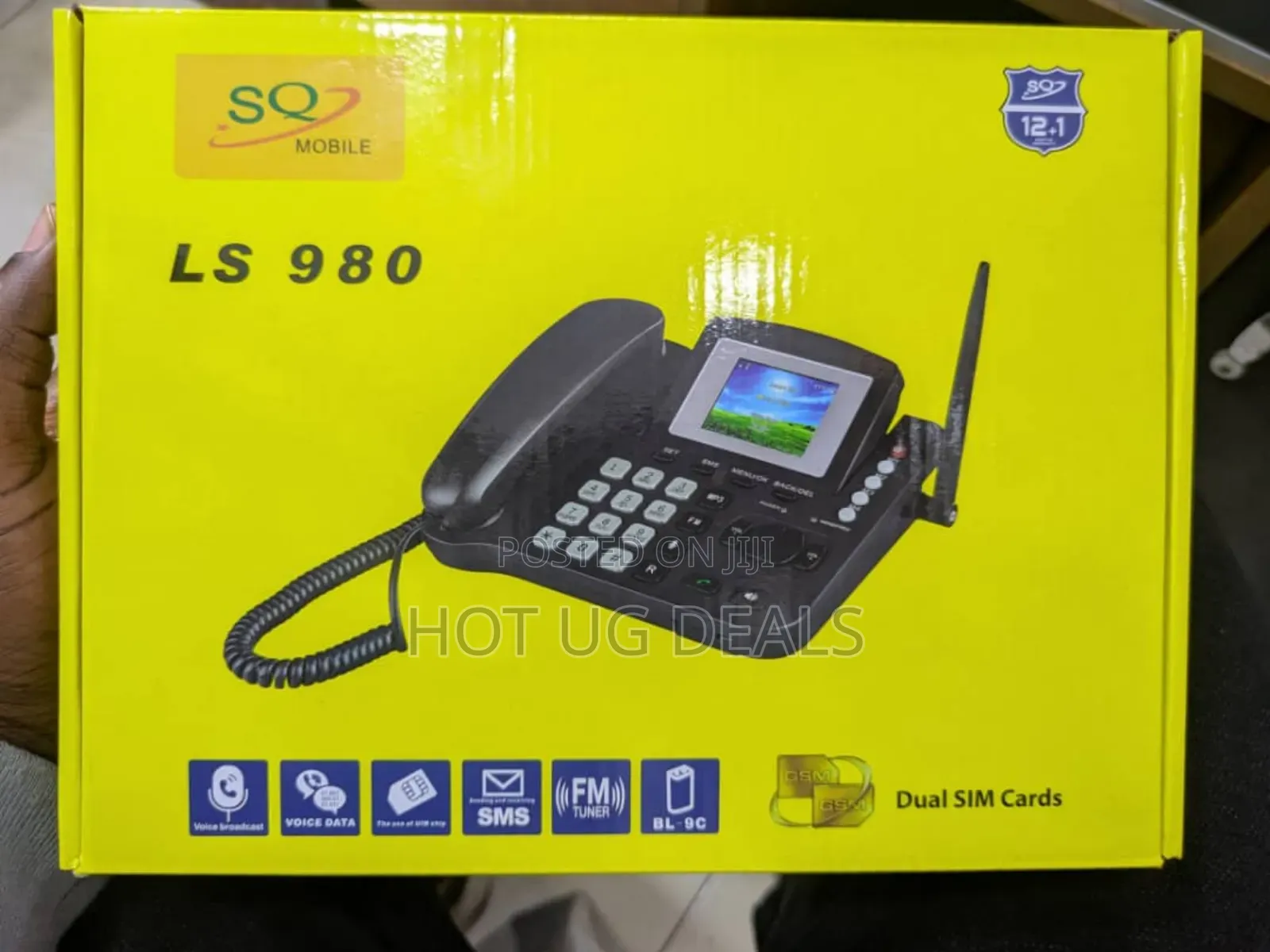 Sq Ls-980 Dual Sim Gsm Wireless Landline Desktop Phone