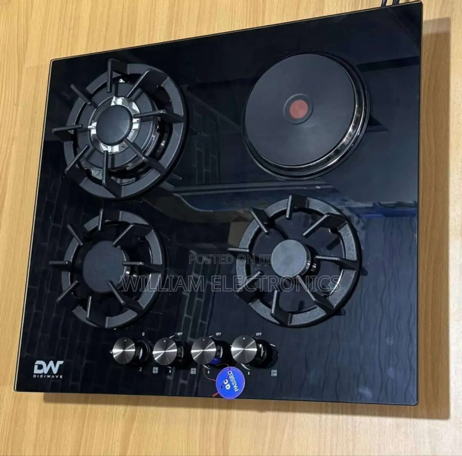 Digiwave Glass Body 3 Gas + 1 Hot Plate