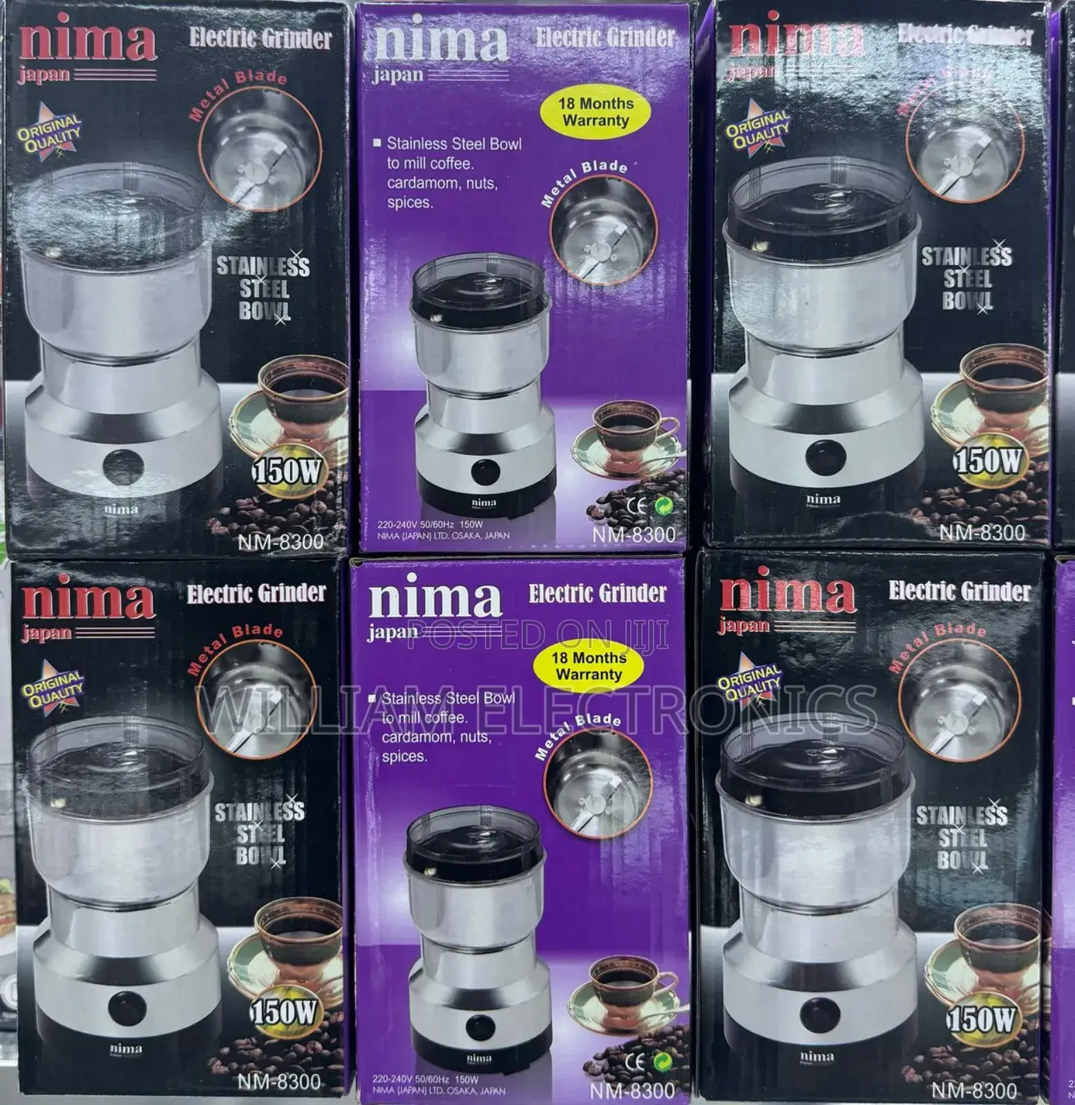 Nima Multifunctional Electric Masala Coffee Grinder and Dry