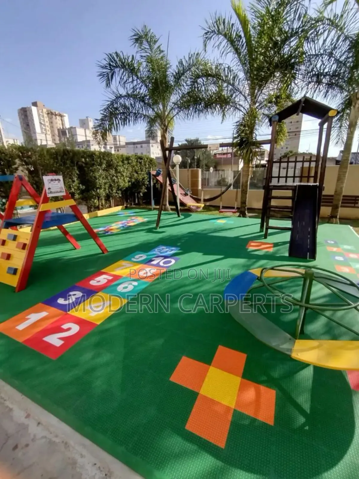 Kids Playing Ground Artificial Turf