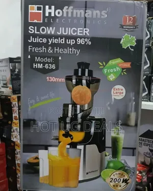 Hoffmans Electric Slow Juicer Model Hm-636 - Black