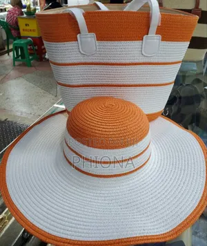 Two Piece Bag and Hat for Ladies