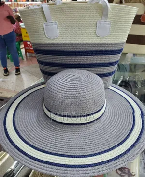 Two Piece Bag and Hat for Ladies