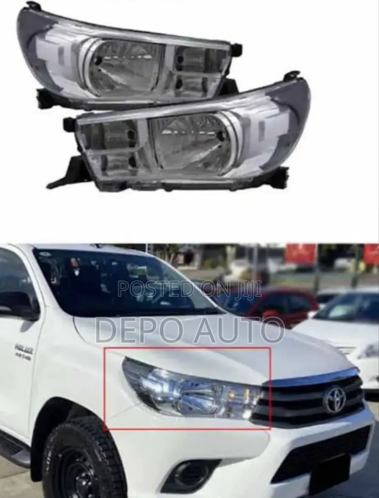Hilux Revo 2016 Headlights