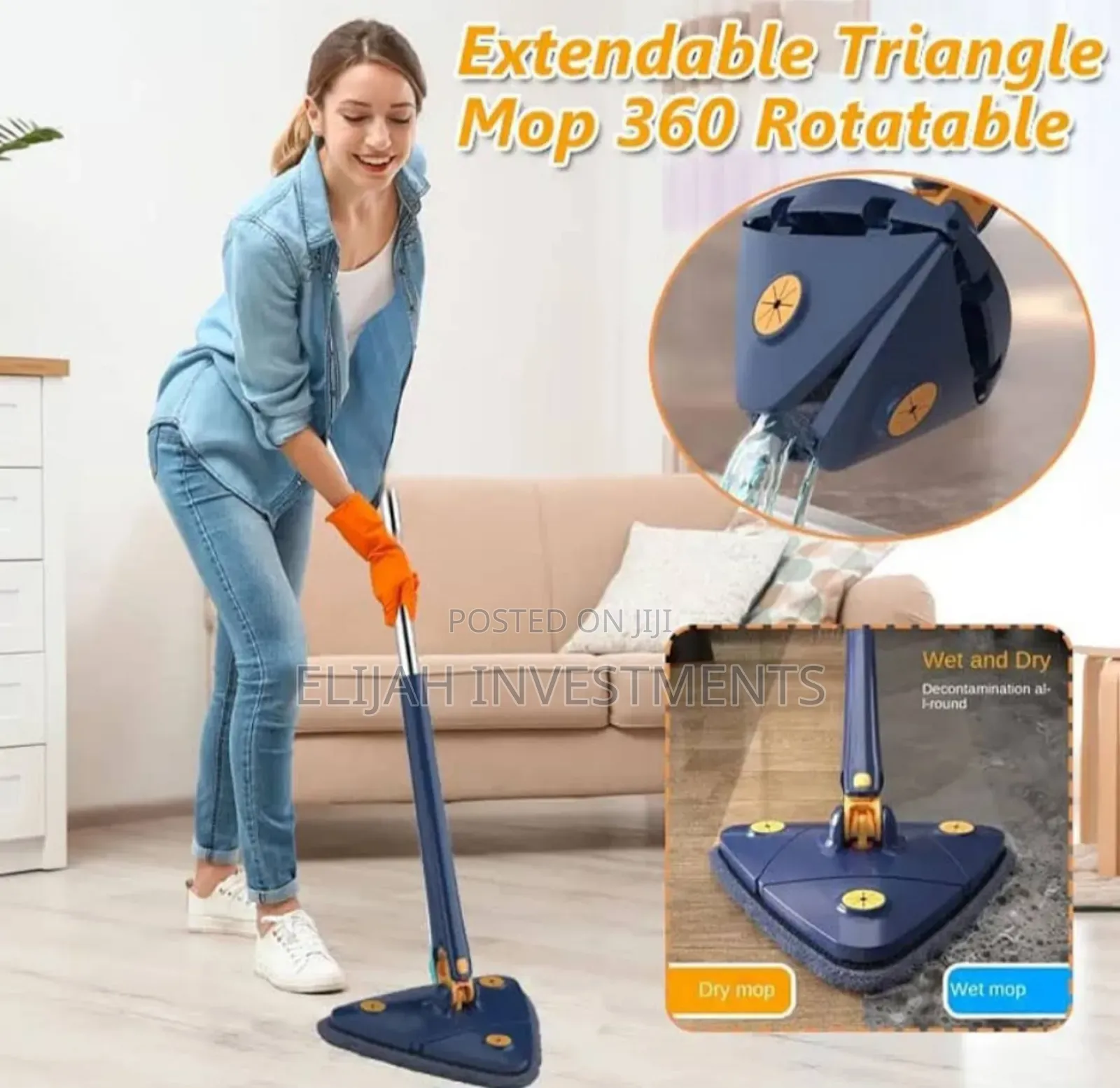 360 Swivel Rotatable Adjustable Mop