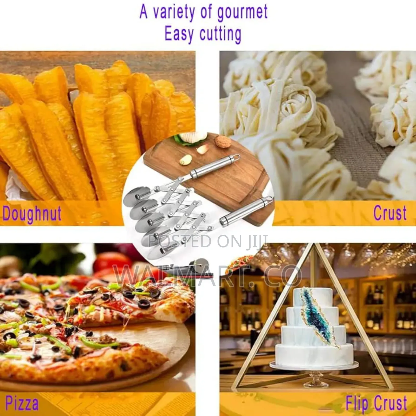5 Wheel Stainless Steel Pastry Cutter