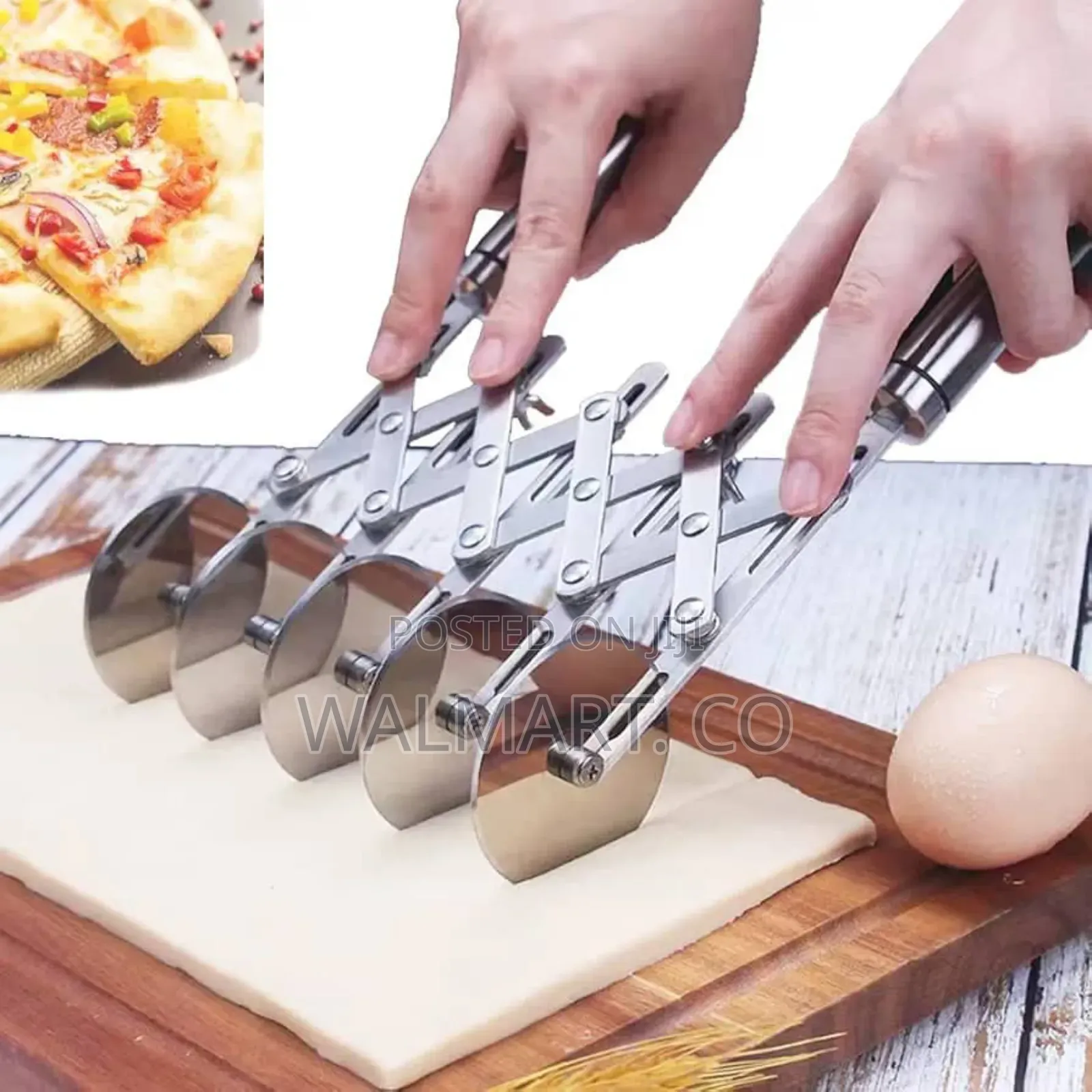 5 Wheel Stainless Steel Pastry Cutter