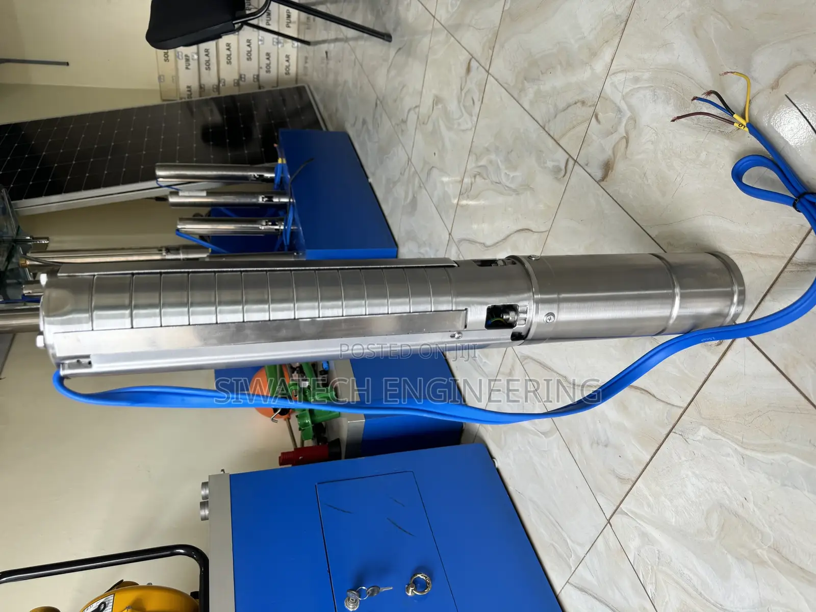 146m Head Solar Submersible Water Pump, 72v 5cubics/Hr, 1.25