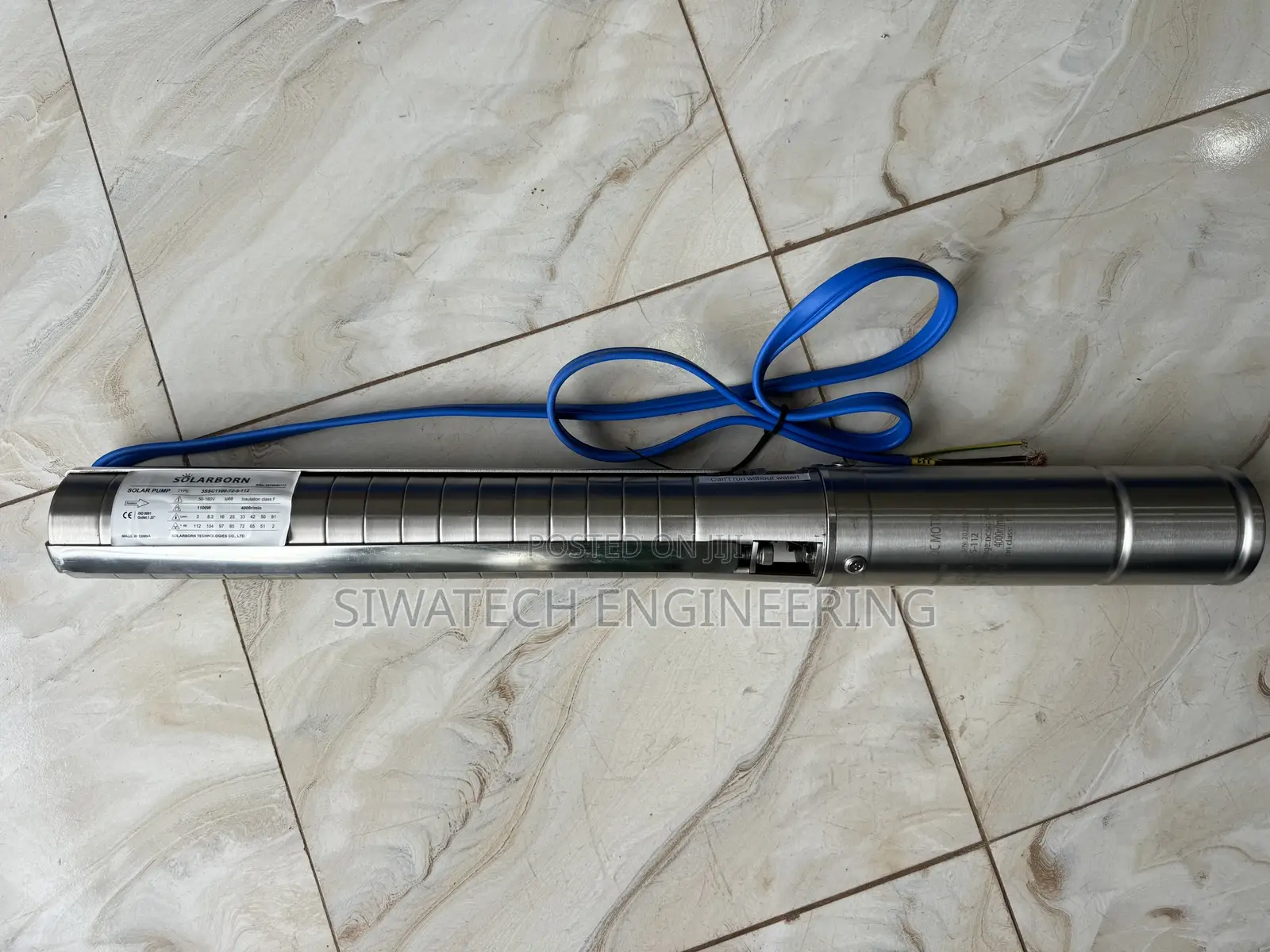 112m Head Solar Water Pump, Stainless Steel,72v 1.25” 4800l