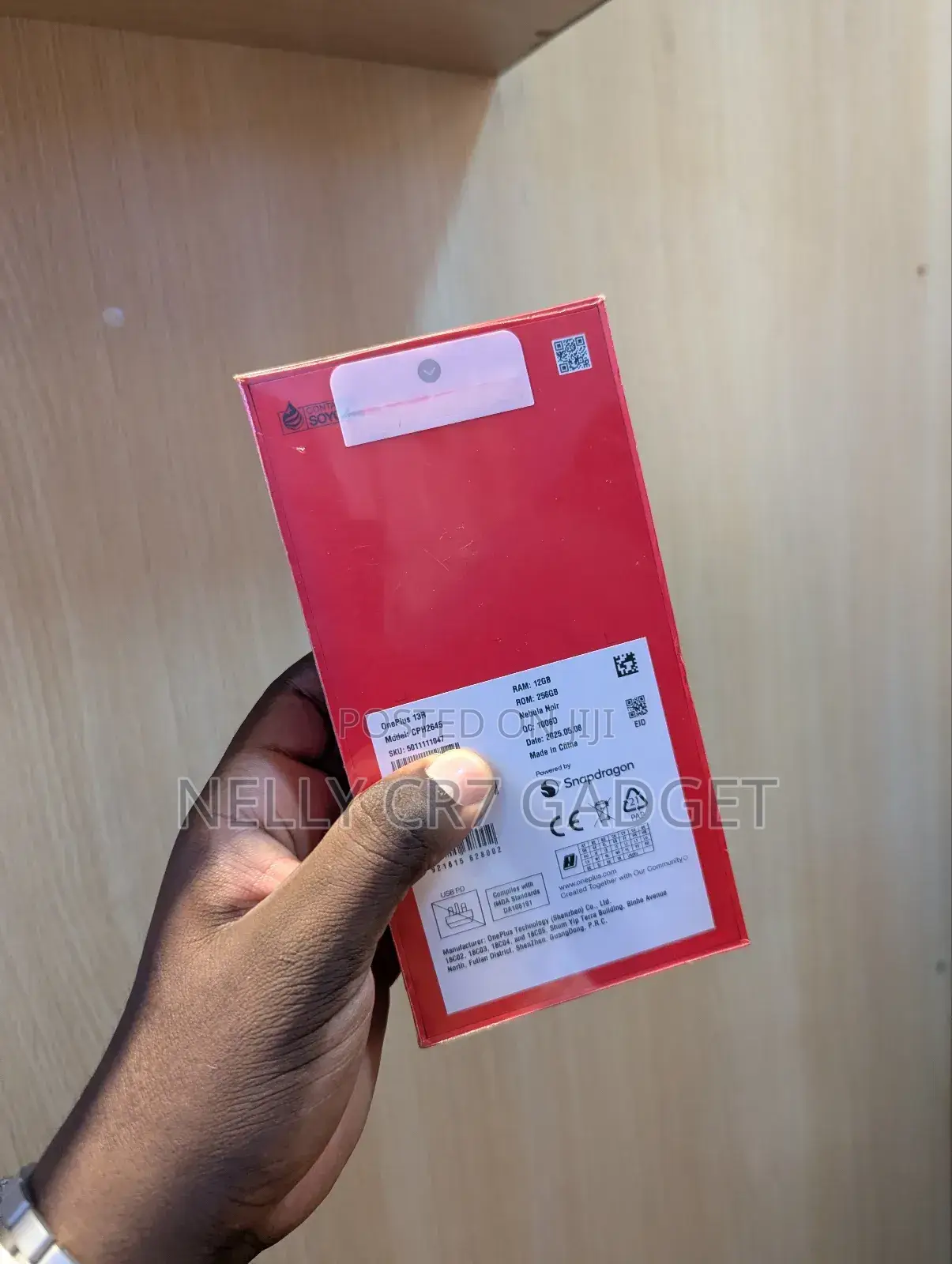 New OnePlus 13R 256 GB Black