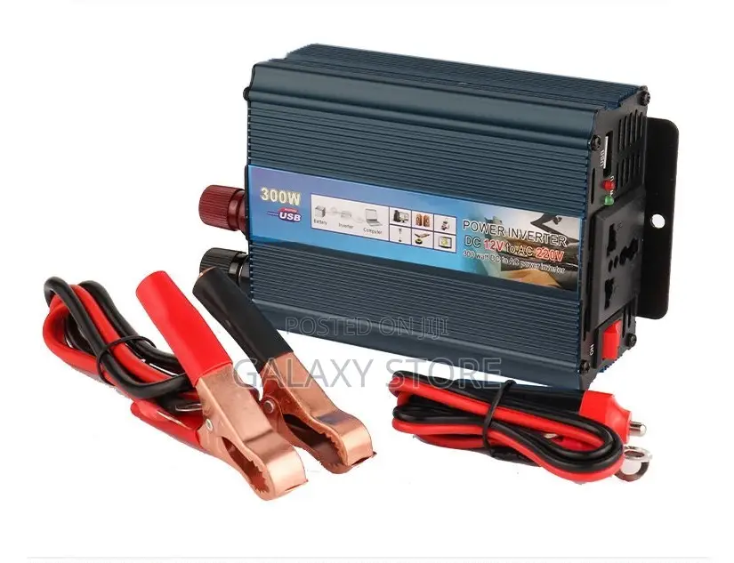 300w Dc 12v 110v/220v Inverter With 2 Usb Charging Ports