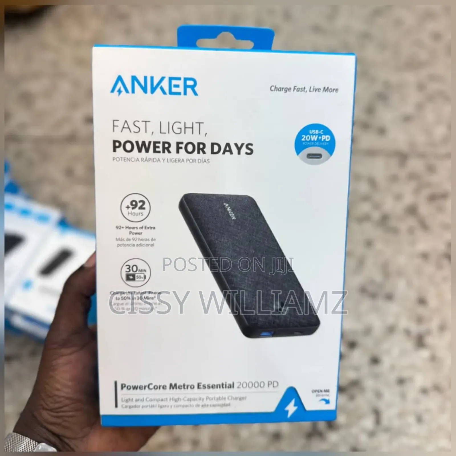 Anker Powercore Metro Essential 20000mah Power Bank