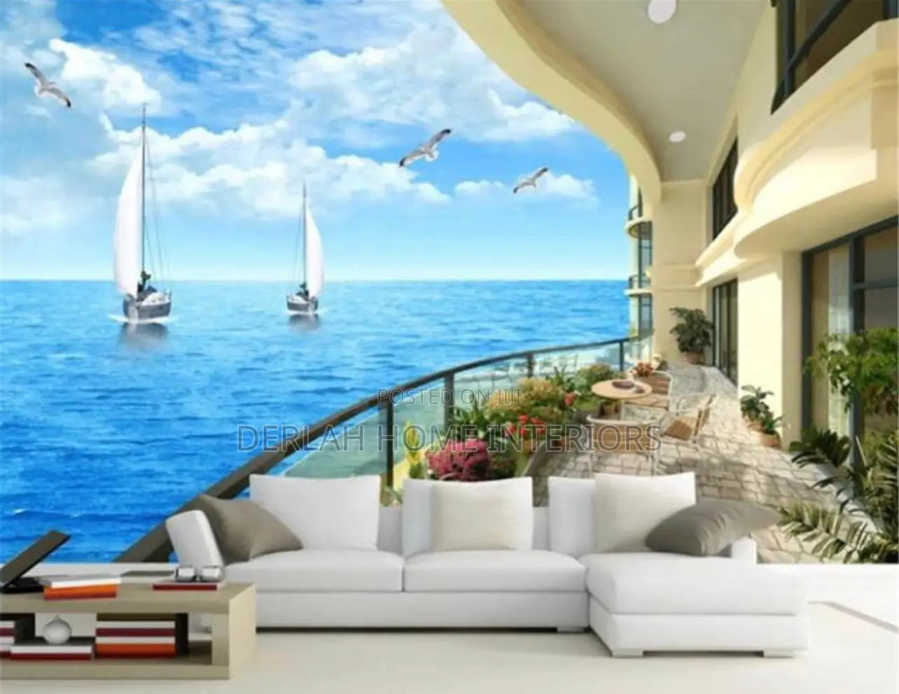 Water Flowing Wall Murals