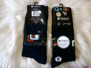 Plain Elegant Young Life Stockings For Men