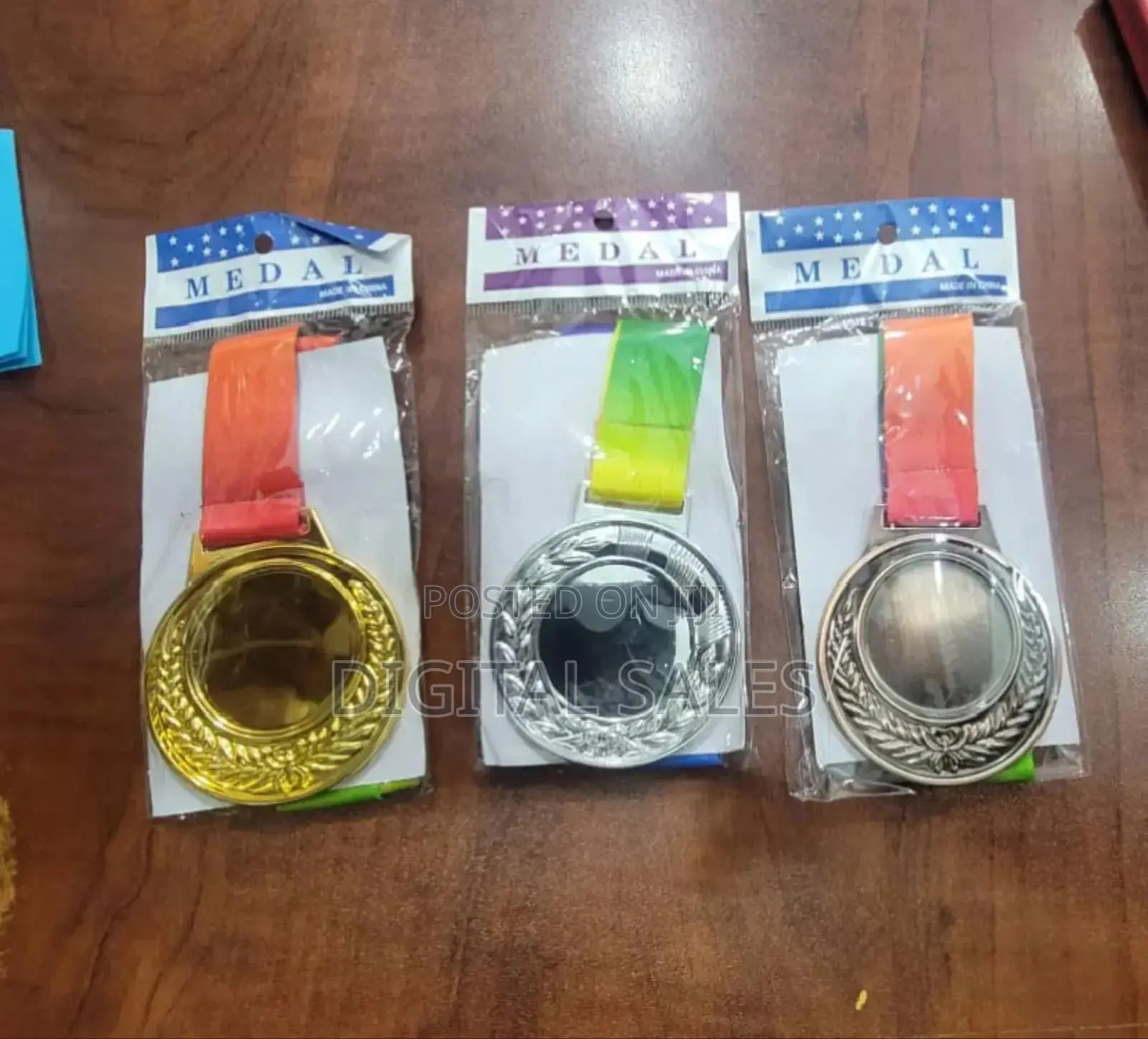 Colored Sports Medals