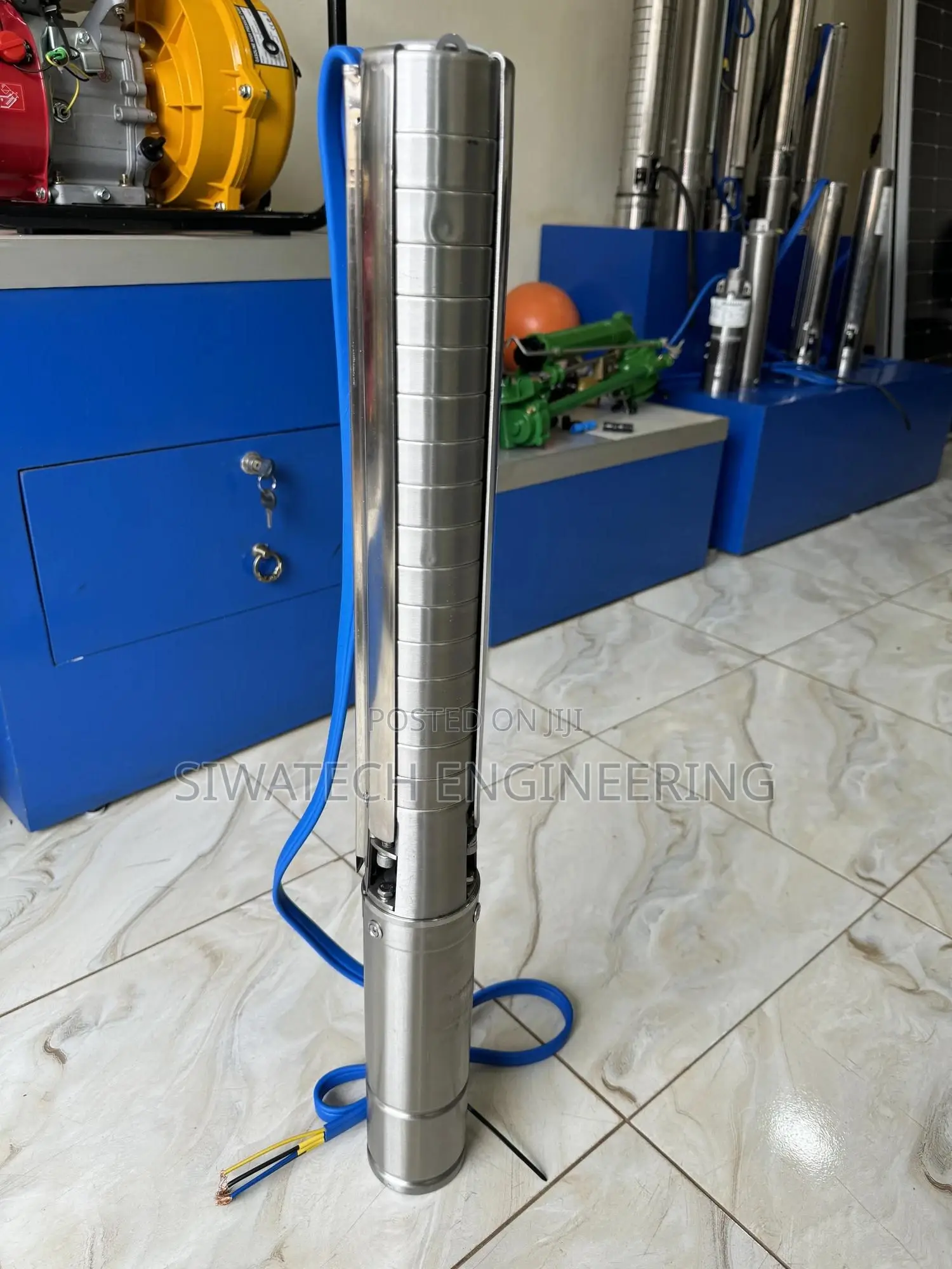 95m Head Solar Submersible Water Pump, Stainless Steel, 48v