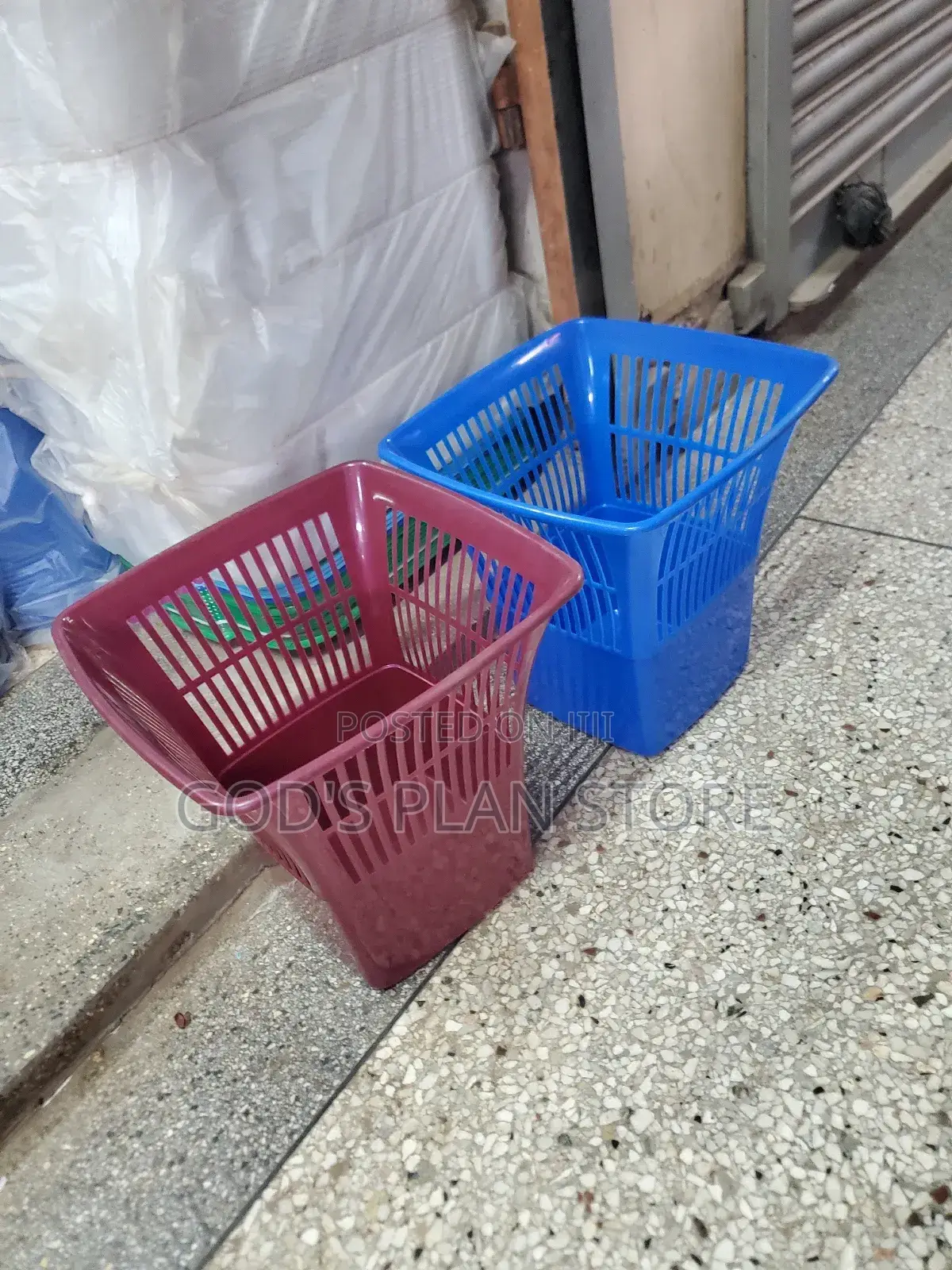 Mukwano Open Plastic Dust Bins