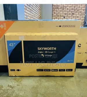 Photo - Skyworth 43 Inch Smart Google Tv Full Hd Free To Air Decoder