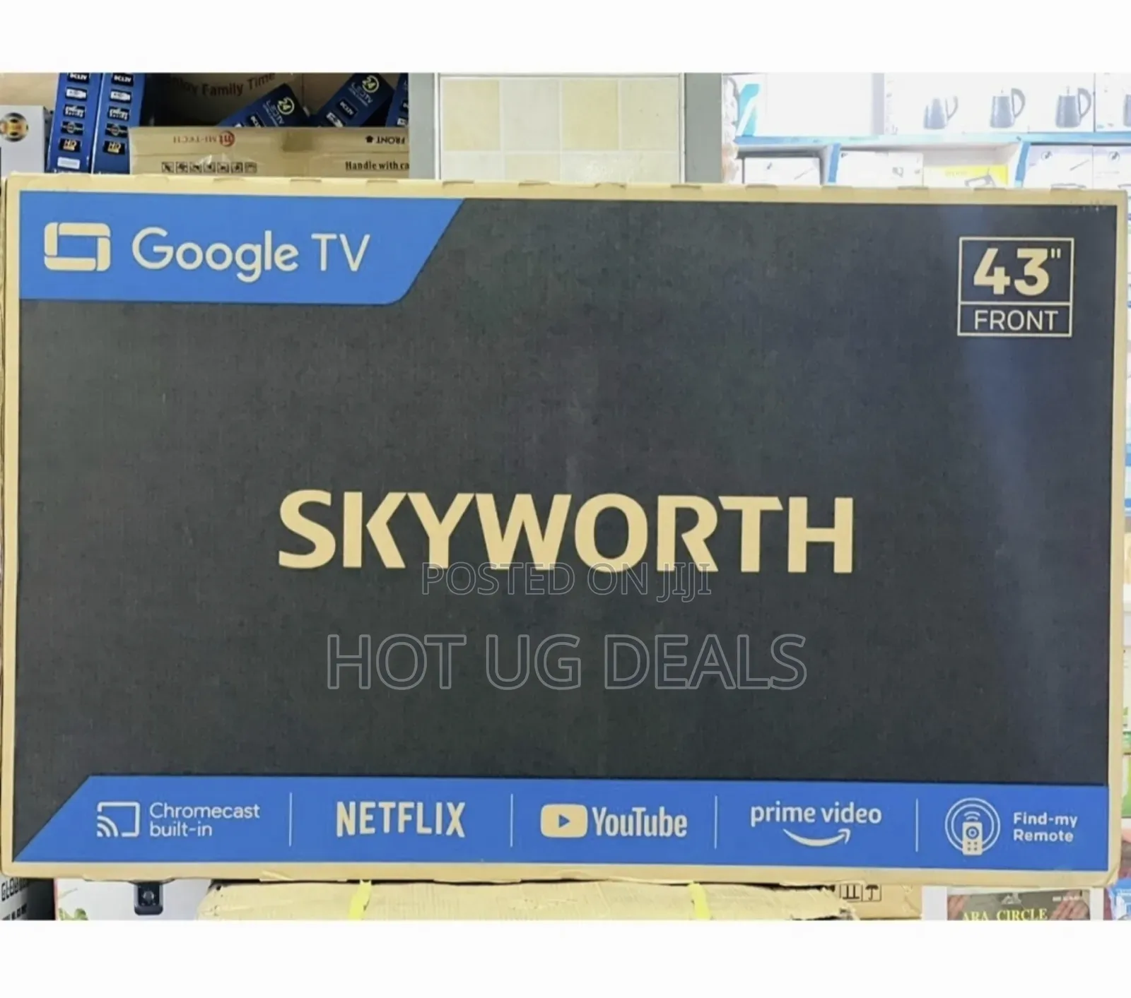 Skyworth 43 Inch Smart Google Tv Full Hd Free To Air Decoder