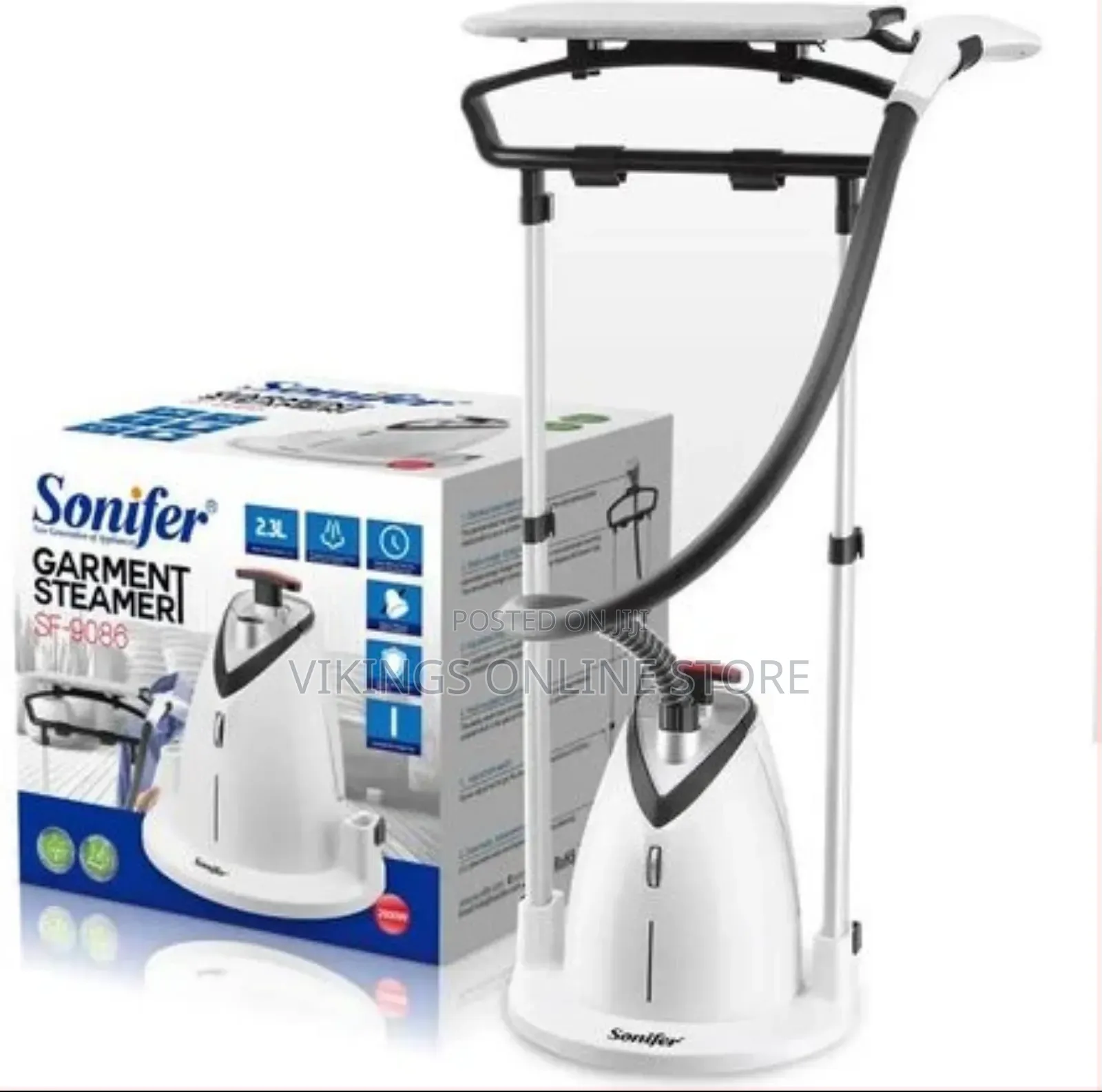 Sonifer Powerful Garment Steamer 2 Poles Continuos Steam