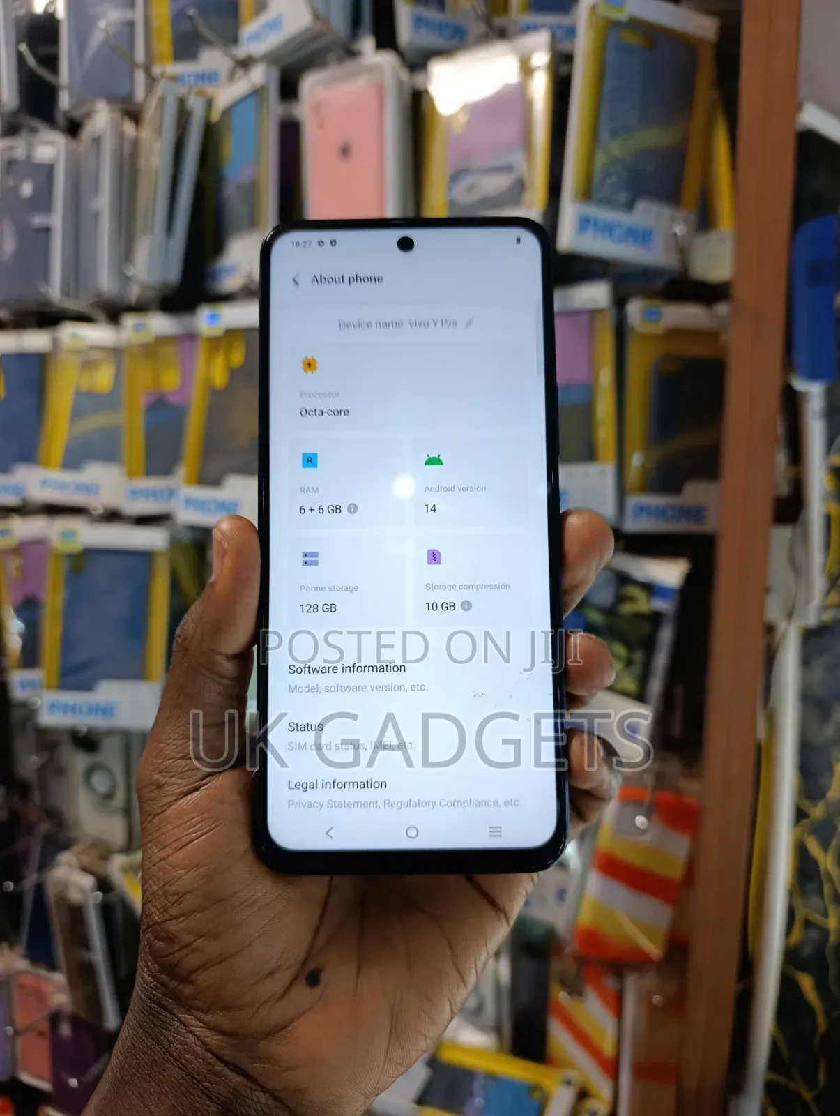 Vivo Y19 128 GB Blue