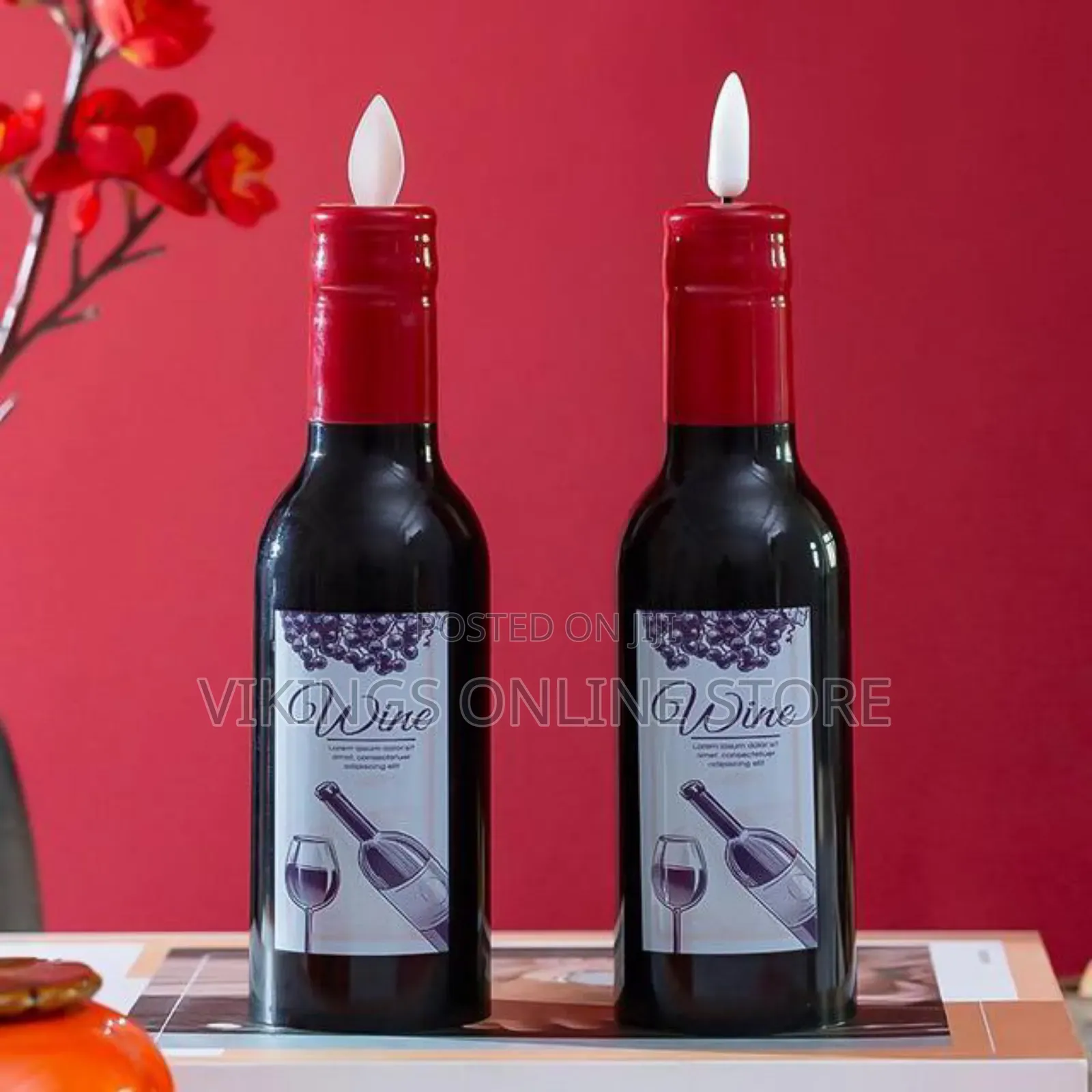 Night Eve Light Wine Bottle Candle