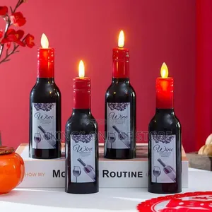 Night Eve Light Wine Bottle Candle