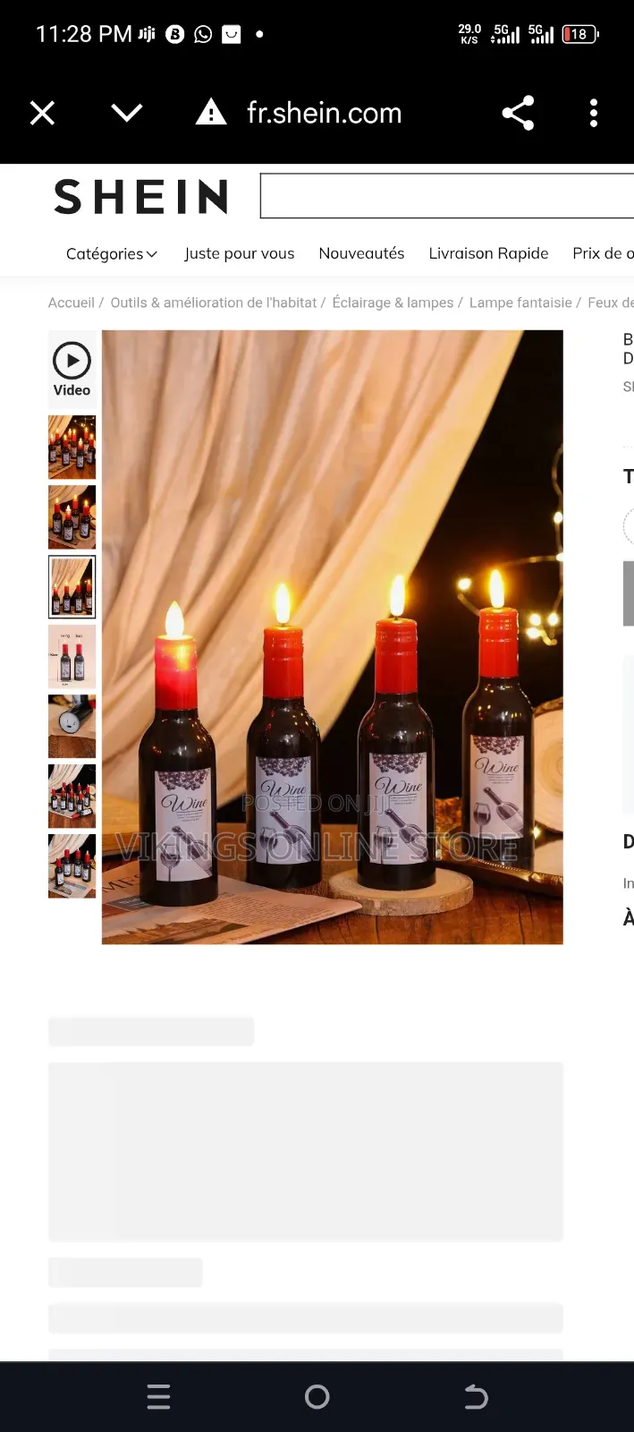 Night Eve Light Wine Bottle Candle