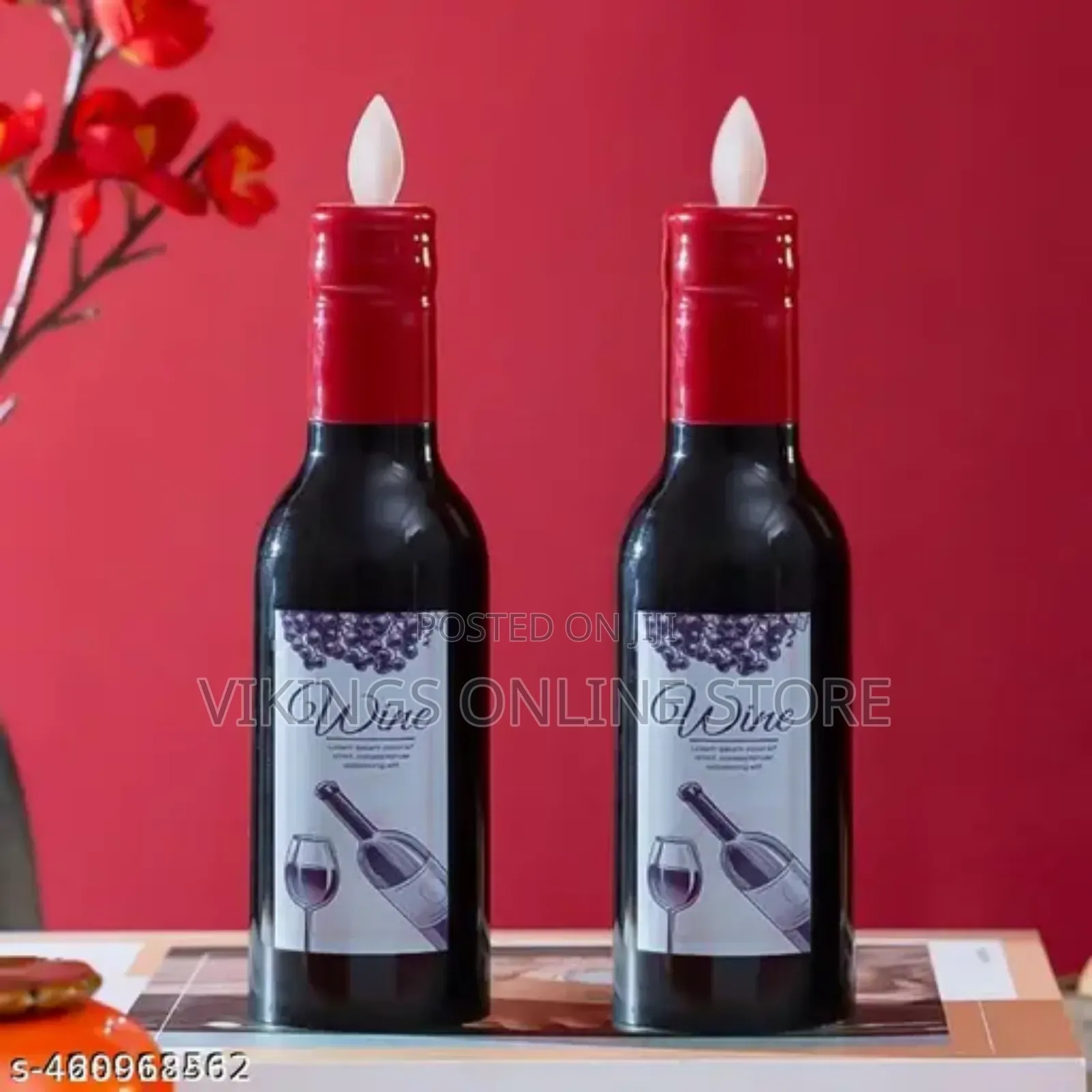 Night Eve Light Wine Bottle Candle