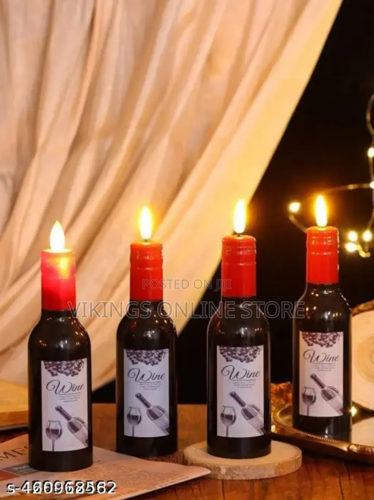 Night Eve Light Wine Bottle Candle