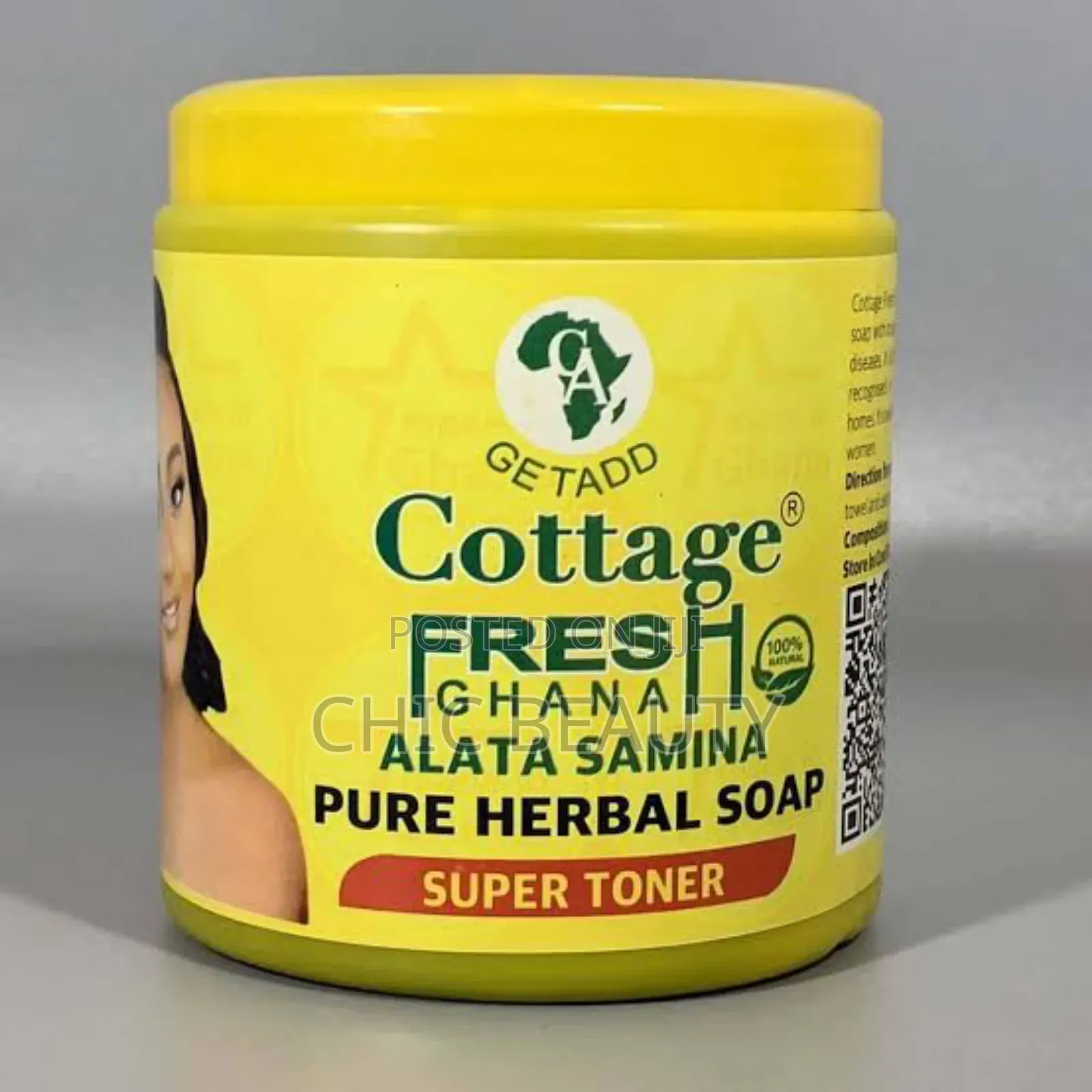 Getadd Cottage Fresh Ghana Alata Samina Pure Herbal Lighten Soap 550g