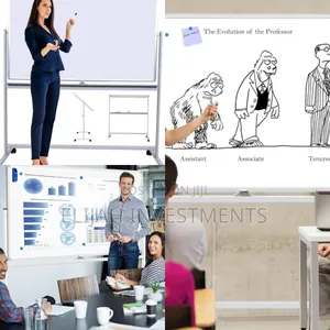 90cmby150cm White Board With Adjustable Stand