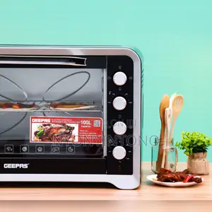 Geepas 100liters Electric Oven With Grill Rotisserie