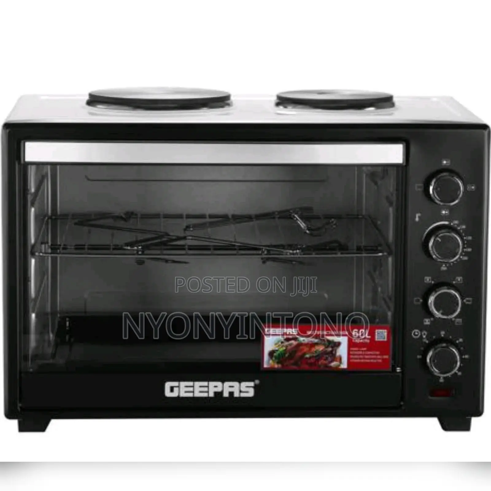 Geepas 60liters Electric Oven With Hot Plates