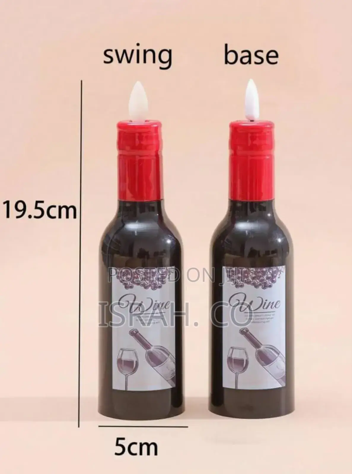 12pcs Wine Shape Led Candle Light
