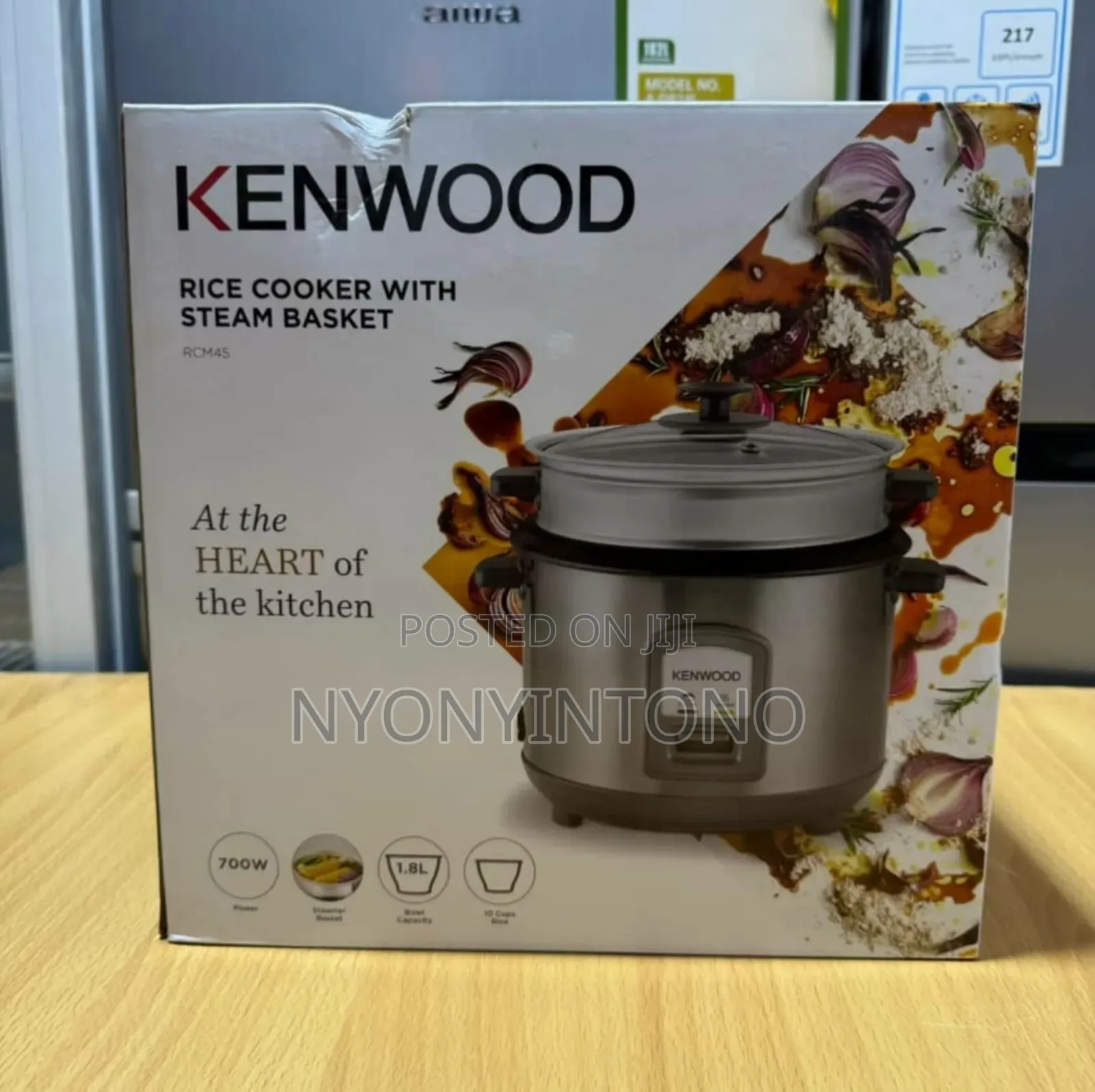 Kenwood High-Quality2.8ltr Automatic Ricecooker With Steamer