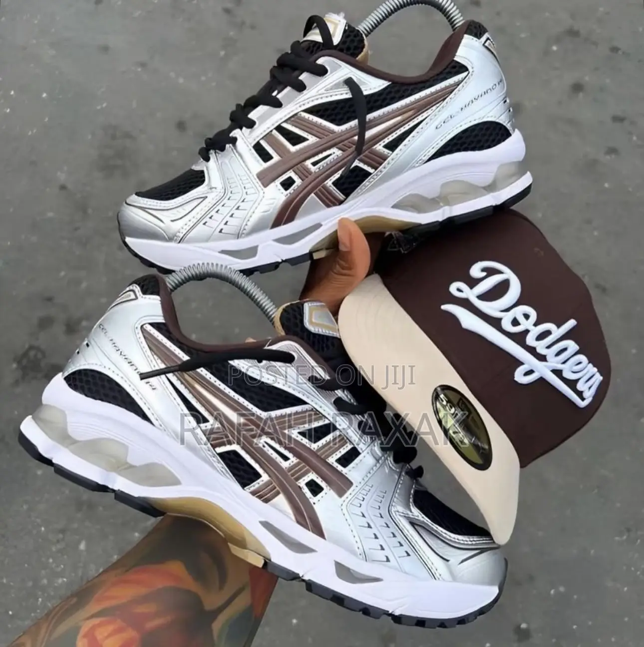 Asics Gel Kayano 14 Black Coffee Silver Running Sneakers