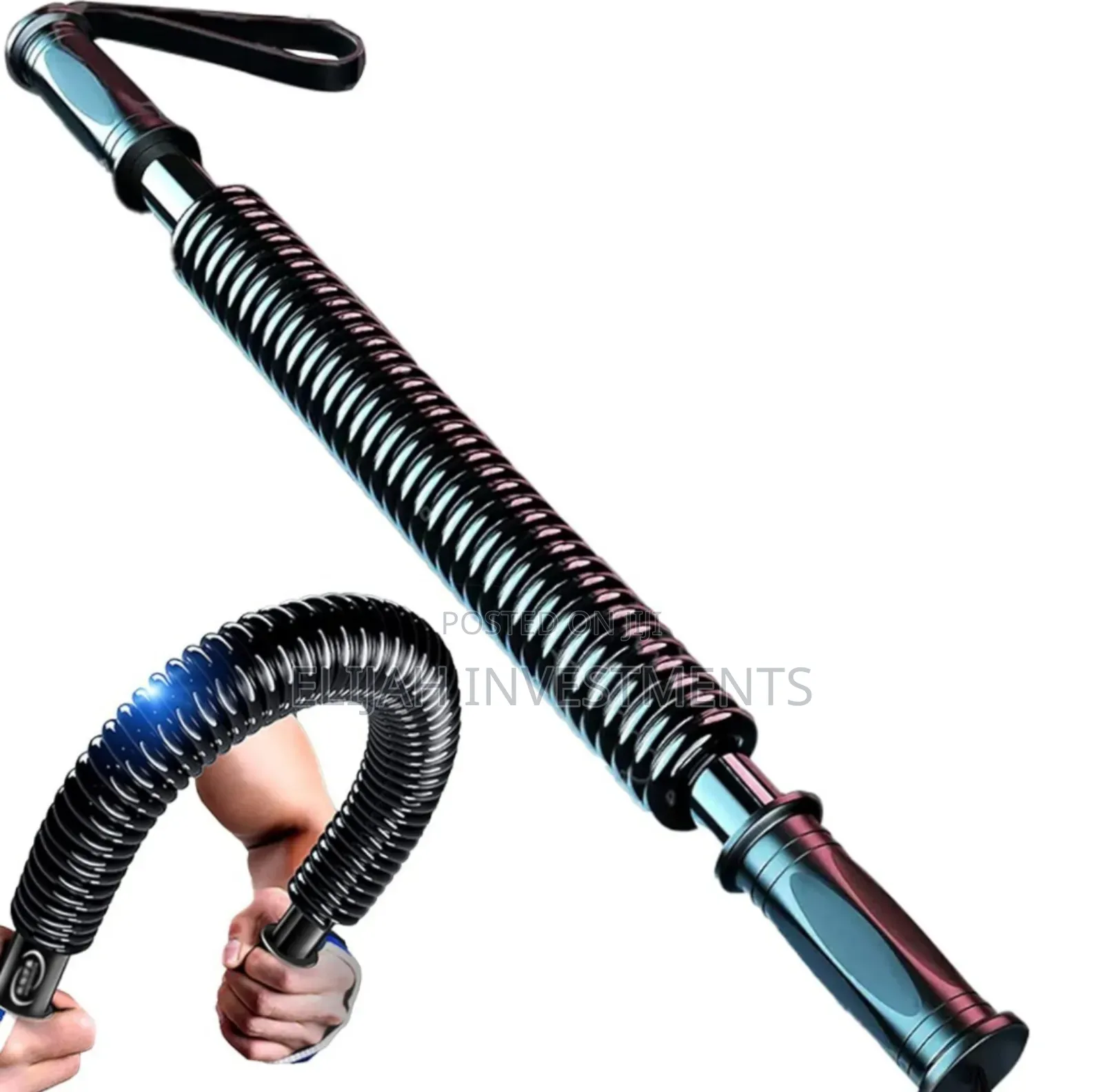 Heavy-Duty 60kg Spring Power Twister Exercise Bar