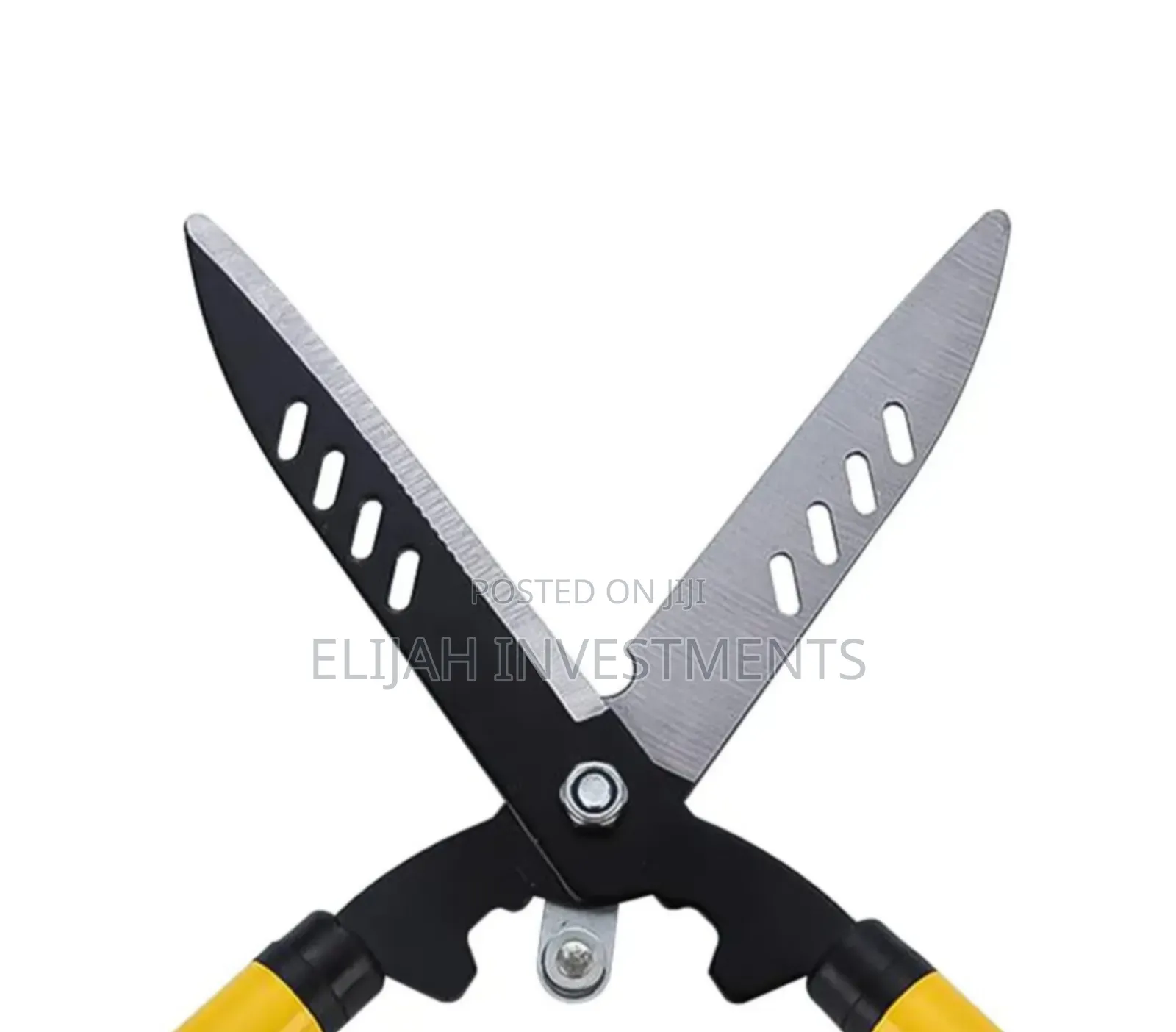 Heavy Duty Metal Garden Hedge Shear Cutter Black Yellow