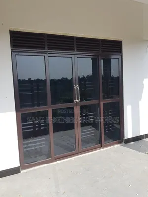 Slidding Aluminum Front Door Chocolate Gayaza