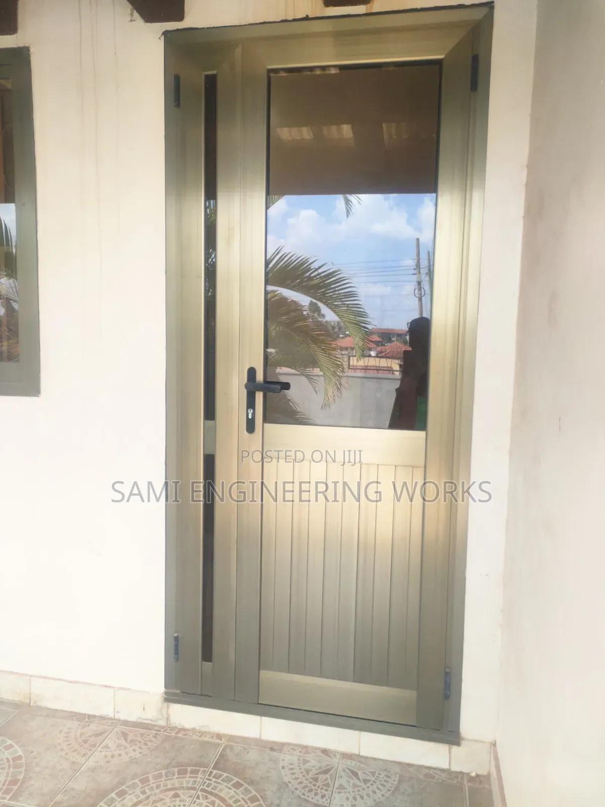 Euro Swinging Bronze Aluminum Door Wakiso