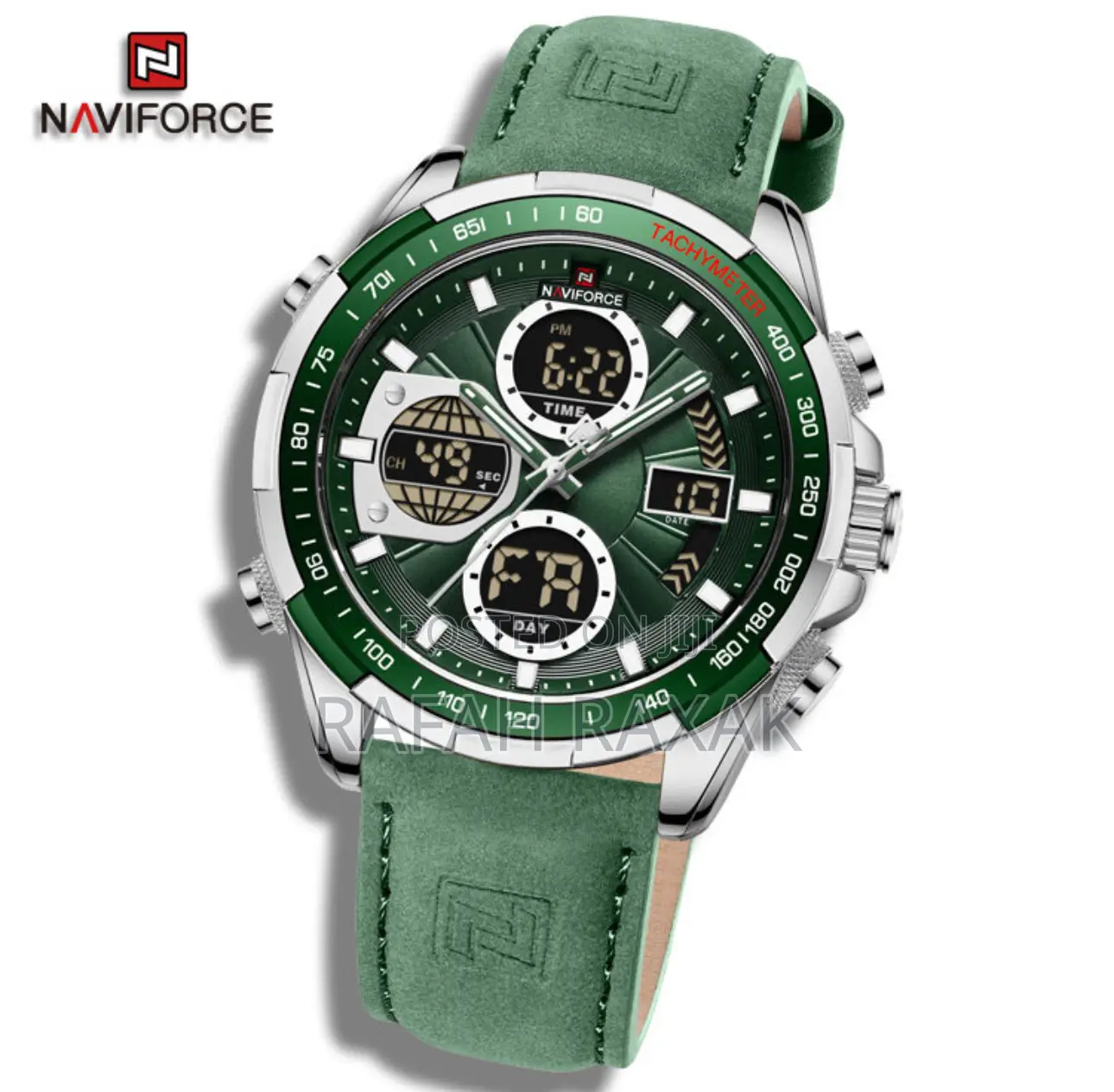 Men’S Classic Navi Force 9197 Luxury Sport Chronograph Watch